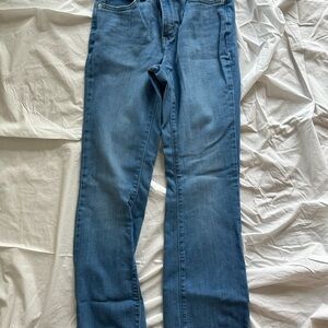 Levi's Blue Straight Leg Jeans with Smooth Denim